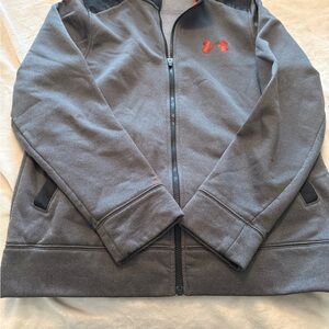 Men’s Medium Under Armour Gray Full-Zip Jacket